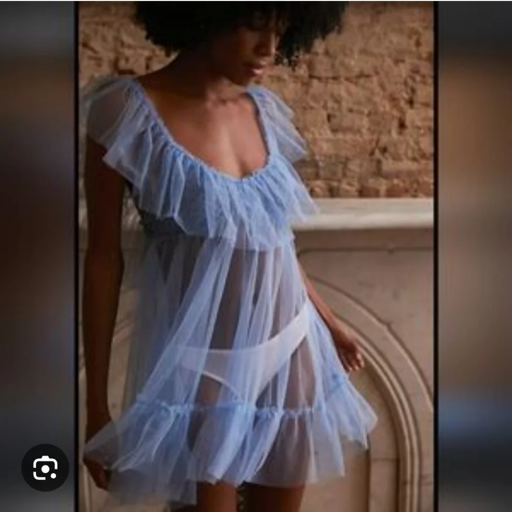 RARE Free People Intimately FP Sheer Tunic Tank Slip Chemise